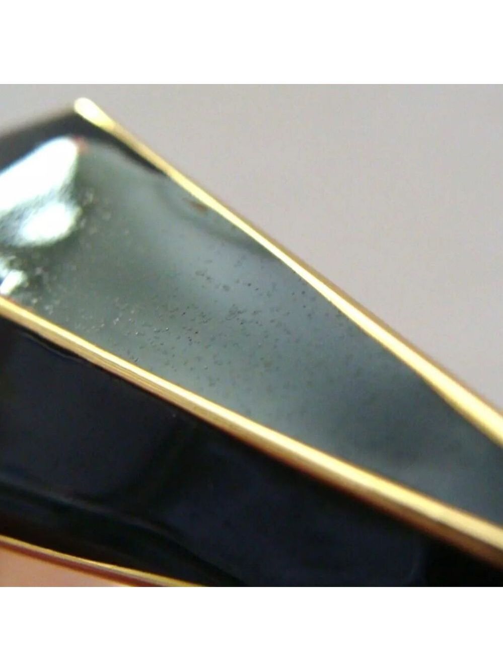 Rebecca Minkoff Gold-Tone And Black Enamel Blade Necklace - Picture 3 of 13